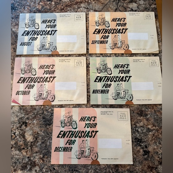 Other - 1960s Vintage Motorcycle Enthusiast Magazines